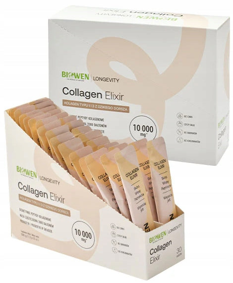 BIOWEN Collagen Elixir COLLAGEN FISH NatiCol + Hyaluronic Acid ZINC BIOTIN