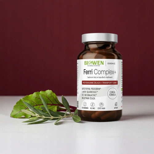 BIOWEN Ferri Complex+ IRON Diglycinate LACTOFERRIN B12 ANEMIA FATIGUE Manufacturer code 5902906189092