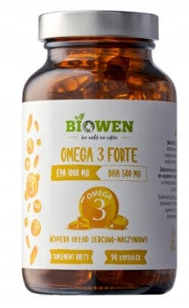 BIOWEN Omega 3 Forte 1000 mg EPA, 500 mg DHA 90 capsules