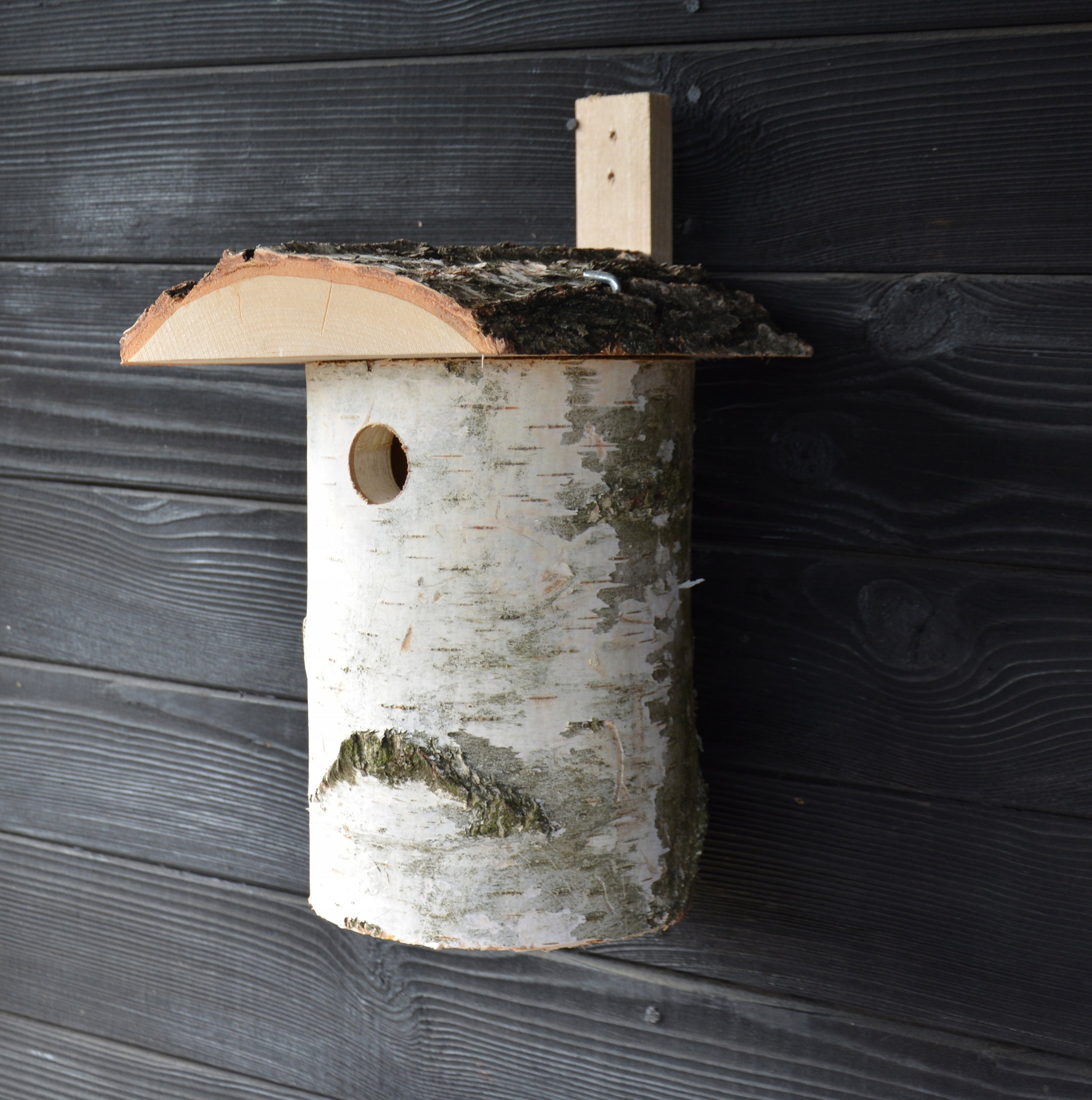 BIRCH NESTING BOX FOR BIRDS NATURAL HOLE LARGE XXL EAN (GTIN) 5904161864387