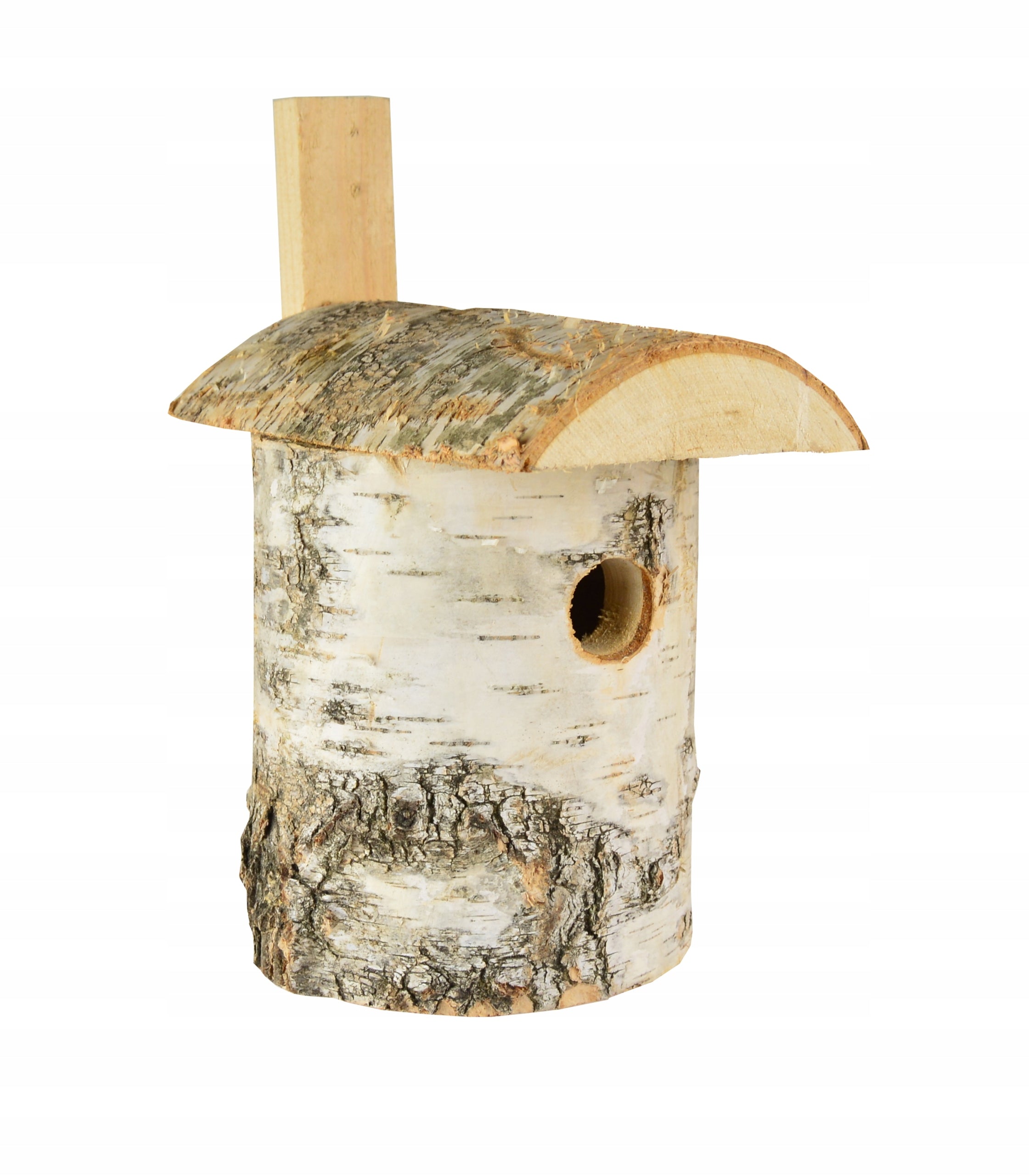 BIRCH NESTING BOX FOR BIRDS NATURAL HOLLOW Manufacturer no brand