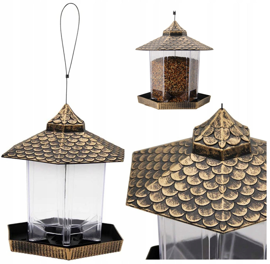 BIRD FEEDER HANGING FOR FOOD GRAIN Type nesting box (feeder)