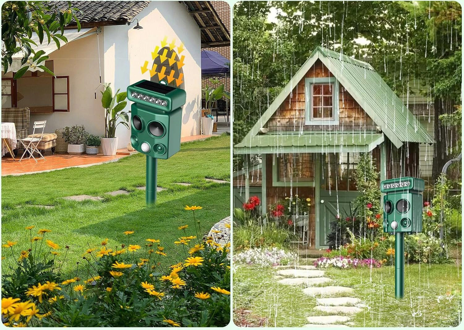 BIRD REPELLENT CAT ANIMALS WILD BOAR SOLAR FOR MOTION SENSOR Brand no brand