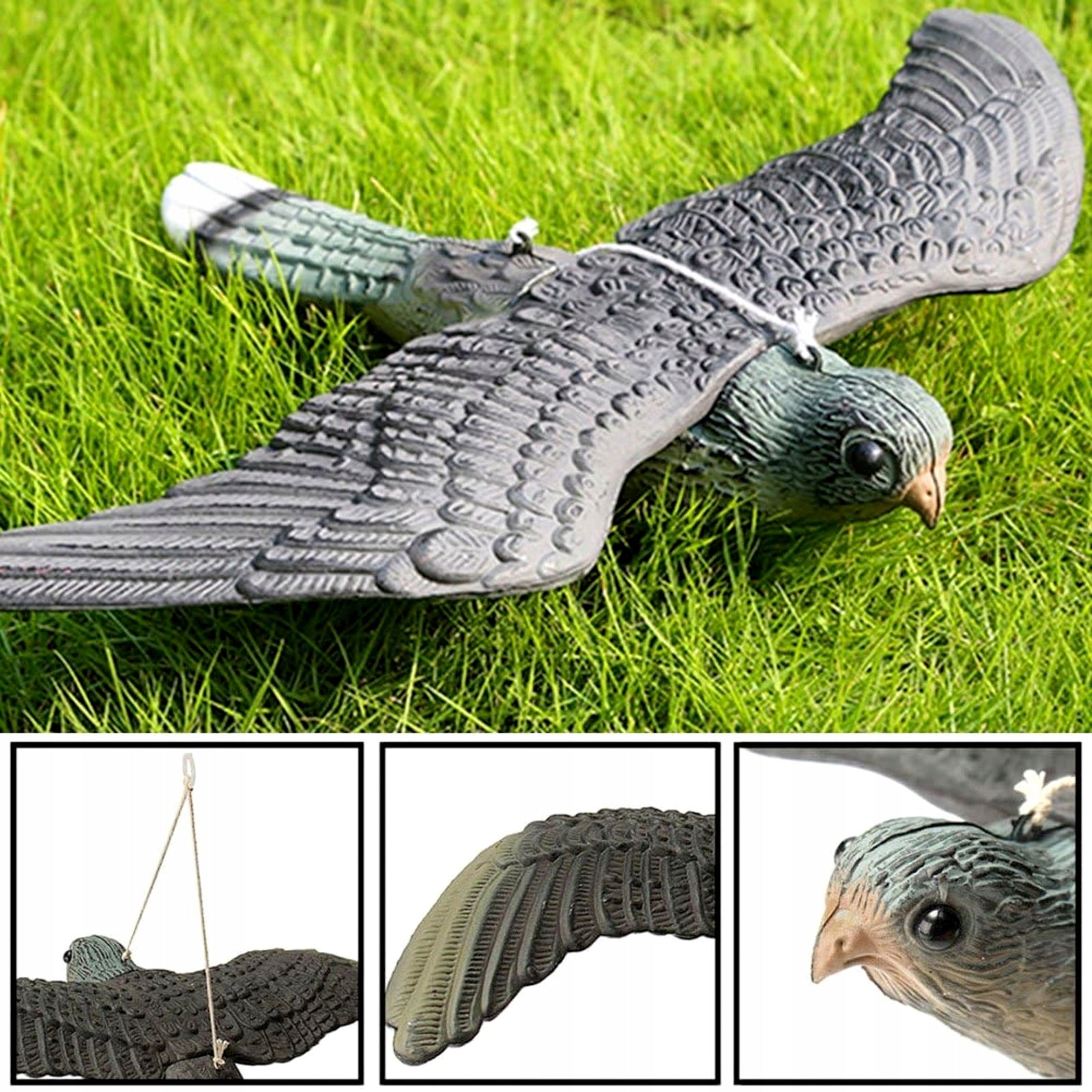 BIRD REPELLENT FOR PIGEON STARLINGS LARGE HAWK FALCON 50 CM HANGING Brand QULKI