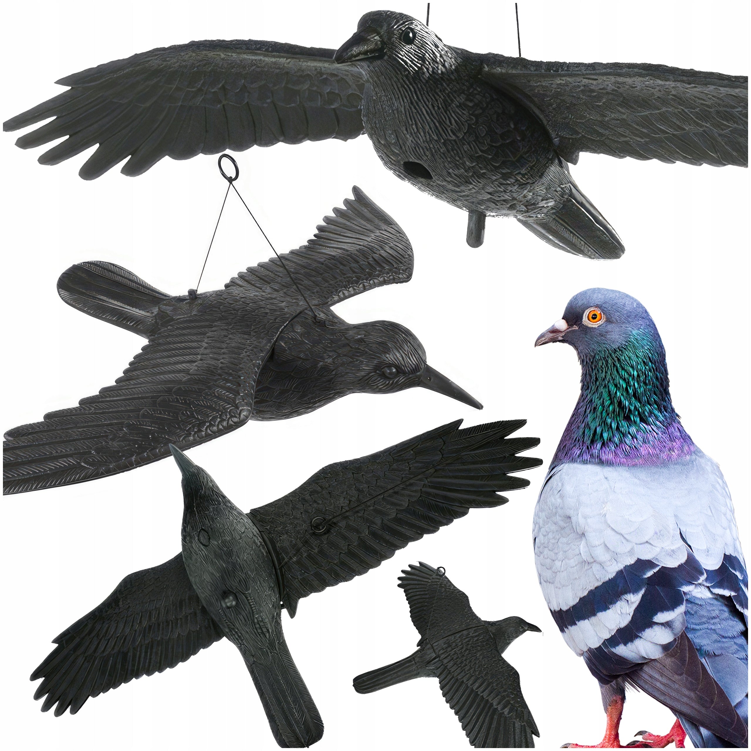 BIRD REPELLENT PIGEON LARGE FLYING FEAR FOR BIRDS RAVEN XXL 55 CM Manufacturer code CZ0225