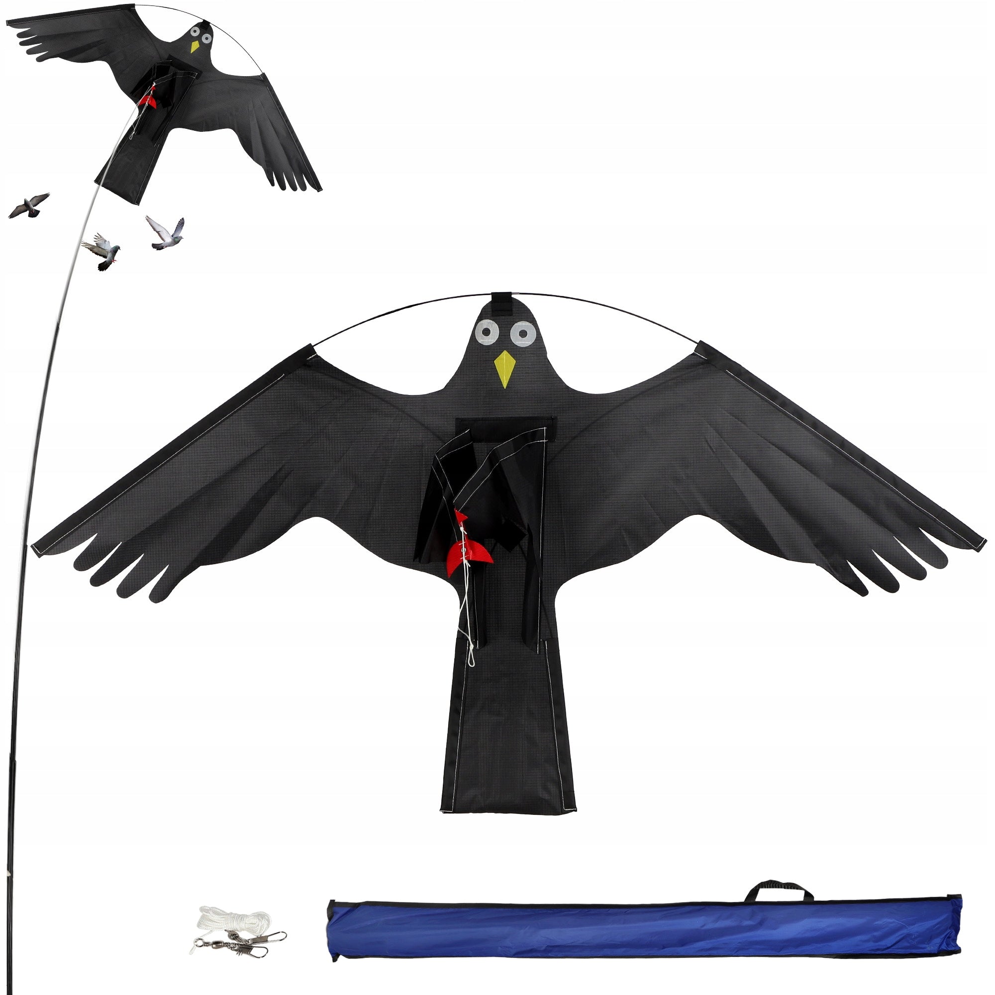 BIRD REPELLENT PIGEON STARLING FALCON HAWK IN FLIGHT KITE LARGE