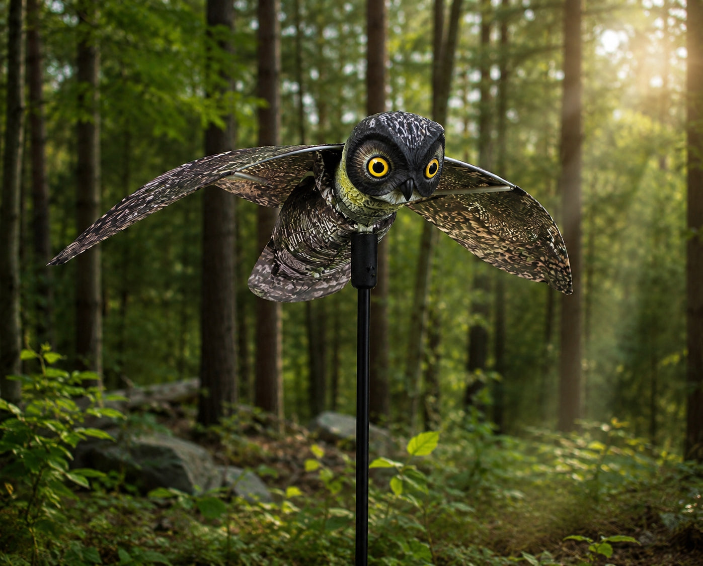 BIRD REPELLENT STARLING PIGEON GULL OWL WITH MOVABLE WINGS EAGLE Manufacturer code 5906196036081