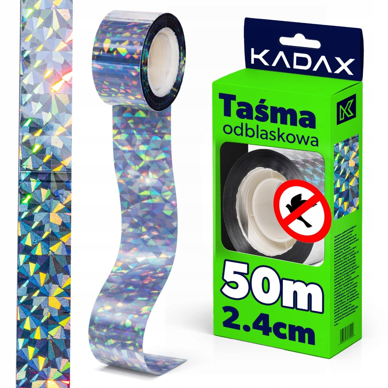 BIRD REPELLENT TAPE 50m BIRD REPELLENT PIGEONS REFLECTIVE STARLINGS