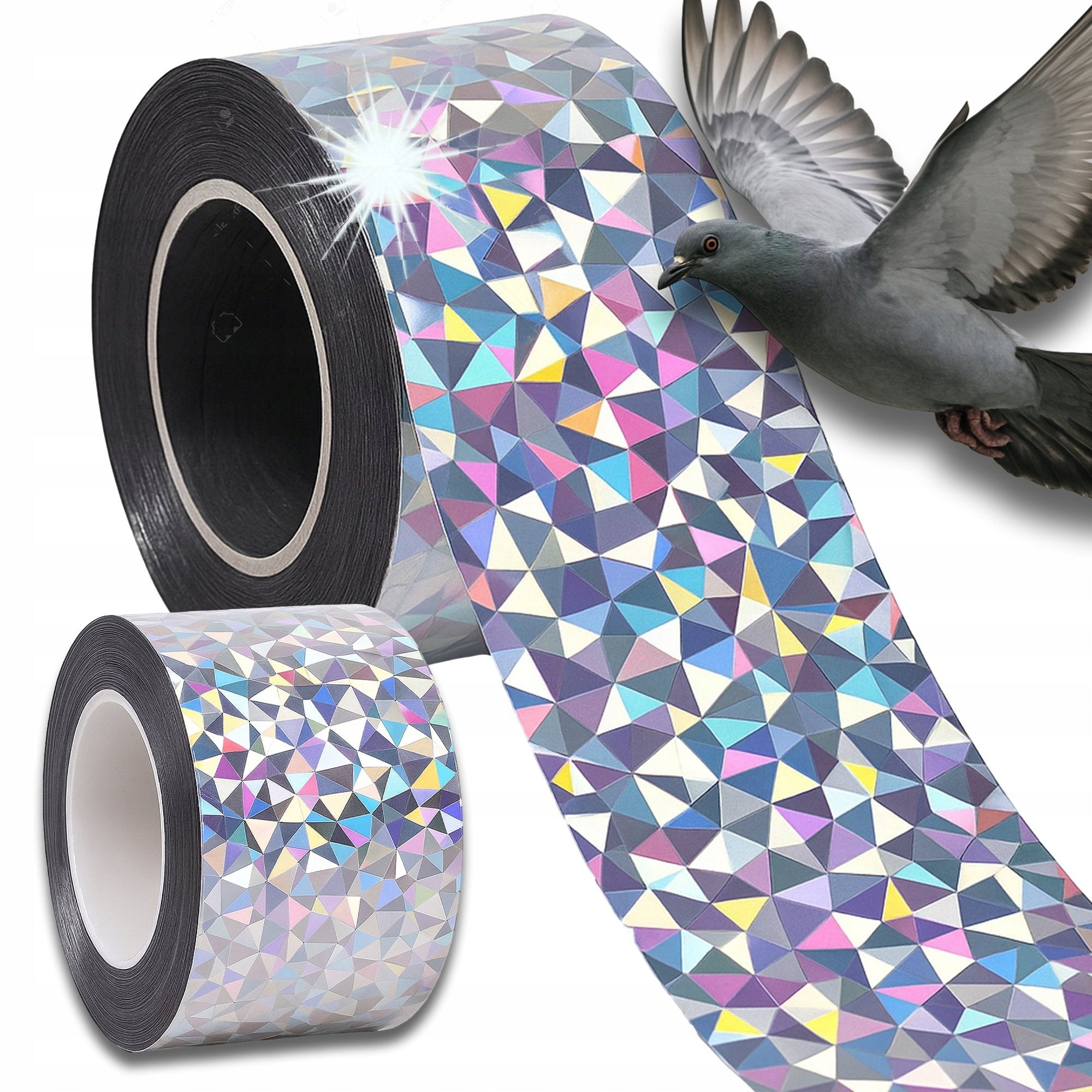 BIRD REPELLENT TAPE BIRD REPELLENT REFLECTIVE HOLOGRAM 50M