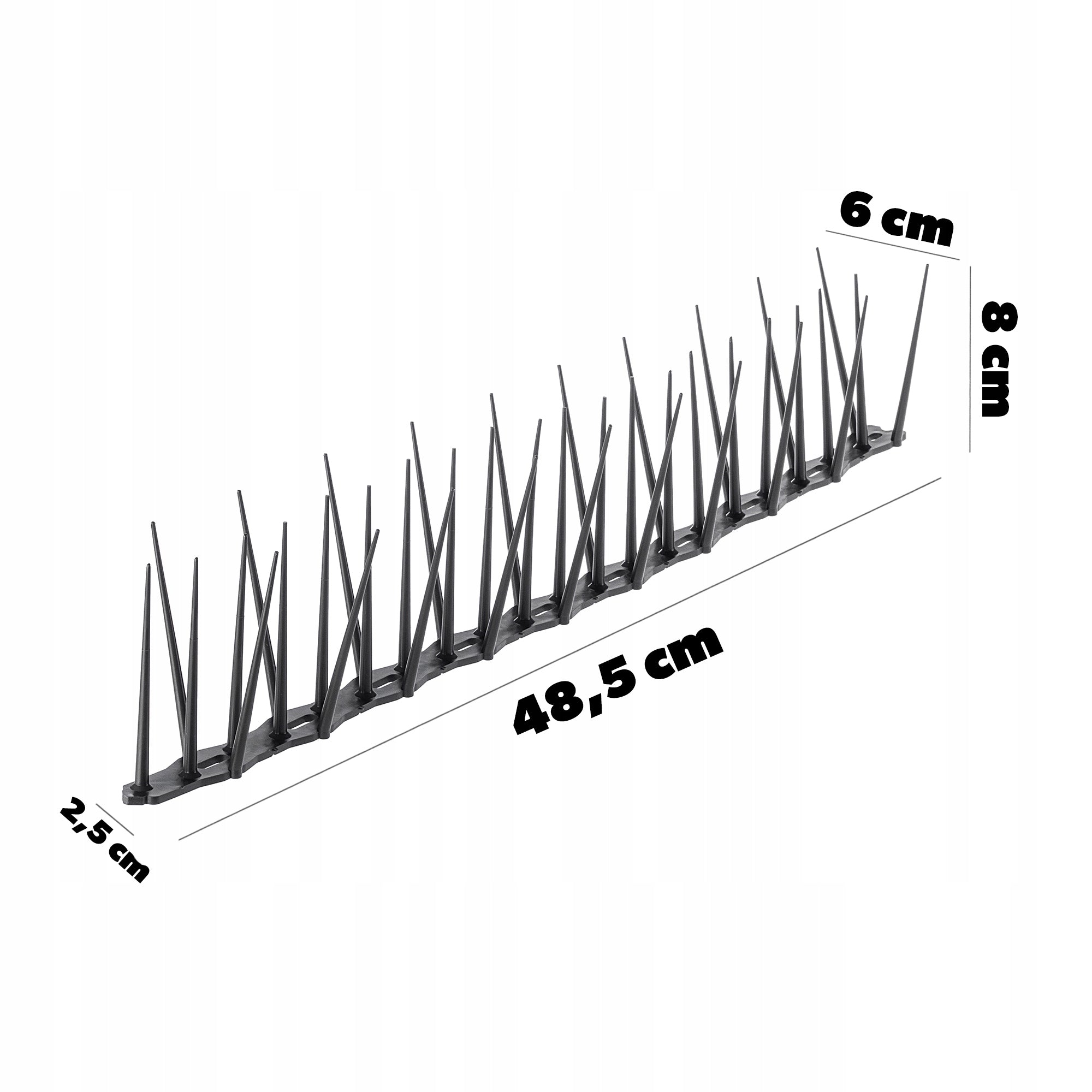 BIRD SPIKES AGAINST BIRDS PLASTIC HIGH 2,91m SAFE 6 pcs Manufacturer code K10049