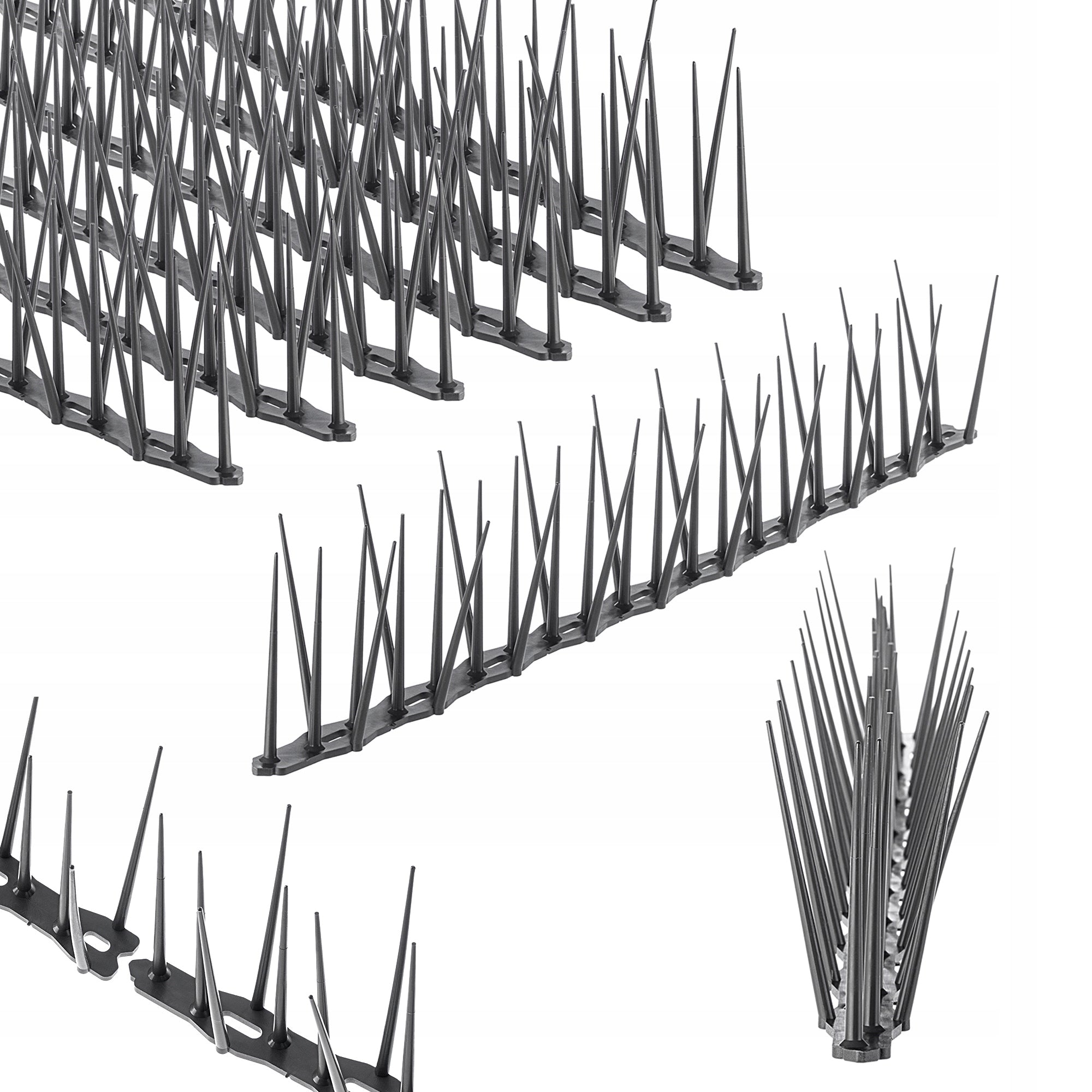 BIRD SPIKES AGAINST BIRDS PLASTIC HIGH 2,91m SAFE 6 pcs