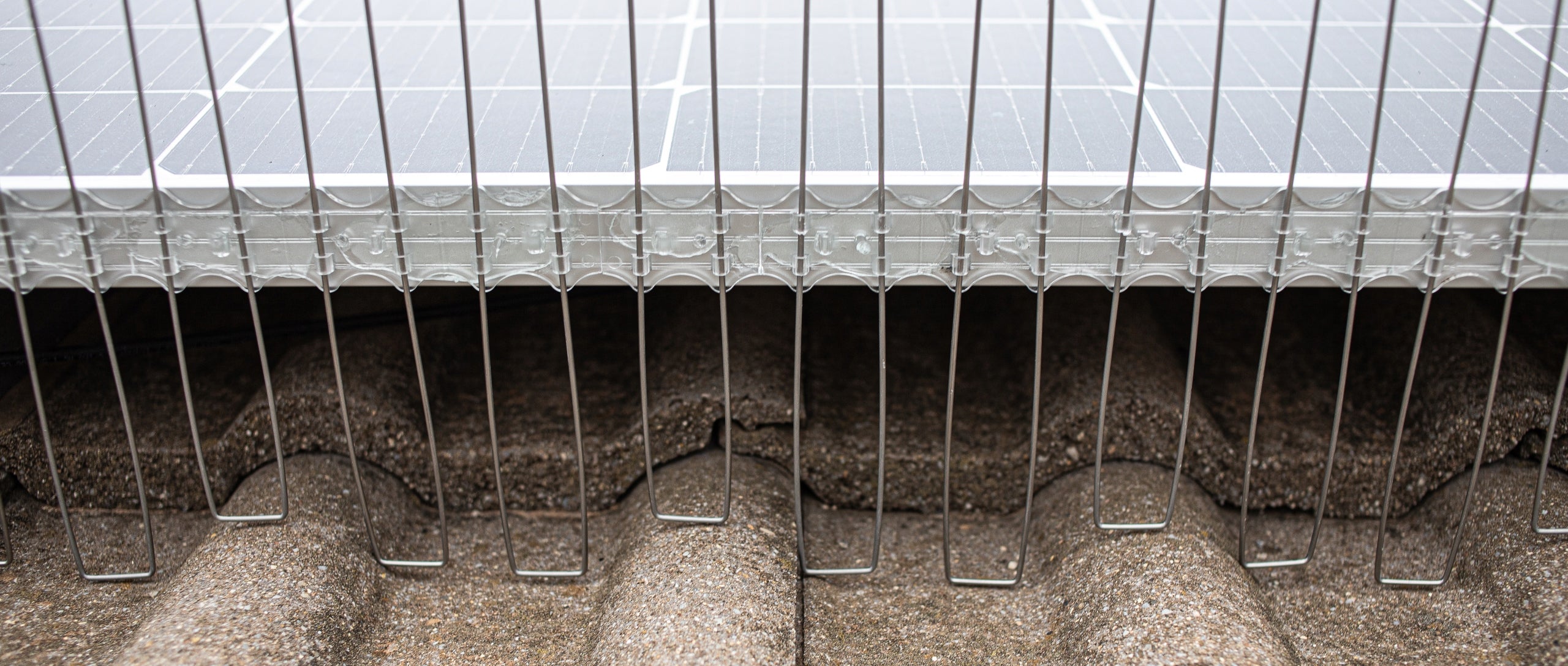 BIRD SPIKES FOR PHOTOVOLTAIC PANELS 50CM PROTECTS AGAINST BIRDS HEIGHT 16CM Brand JACOPIC