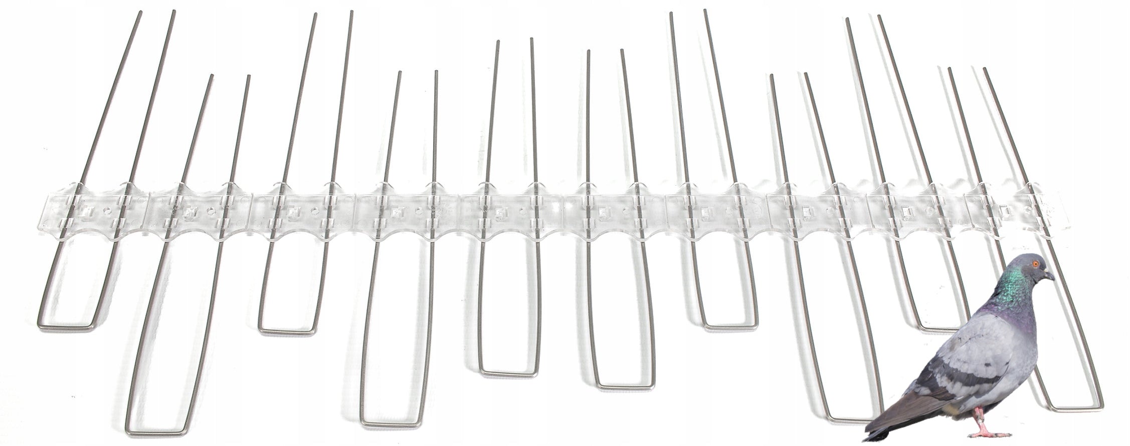 BIRD SPIKES FOR PHOTOVOLTAIC PANELS 50CM PROTECTS AGAINST BIRDS HEIGHT 16CM