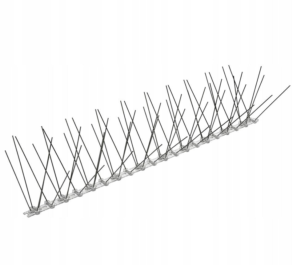 BIRD SPIKES PIGEONS VERY DENSE REPELLENT STAINLESS 40 SPIKES 50cm Kind spikes