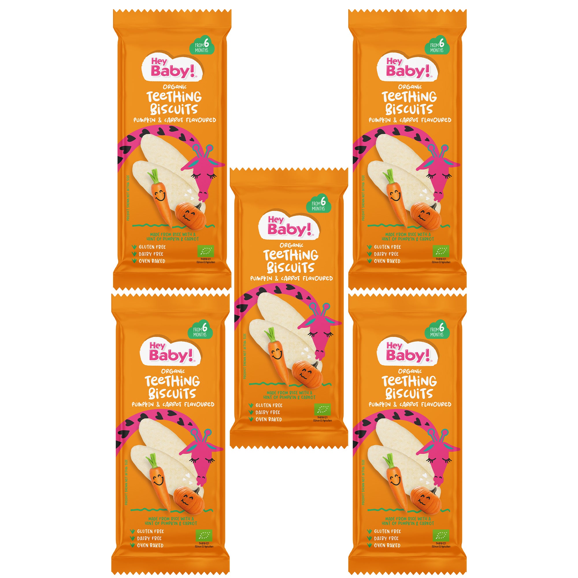 BISCUITS FOR TEETHING PUMPKIN CARROT FROM 6 MONTHS BIO 21G Age range from 6 months
