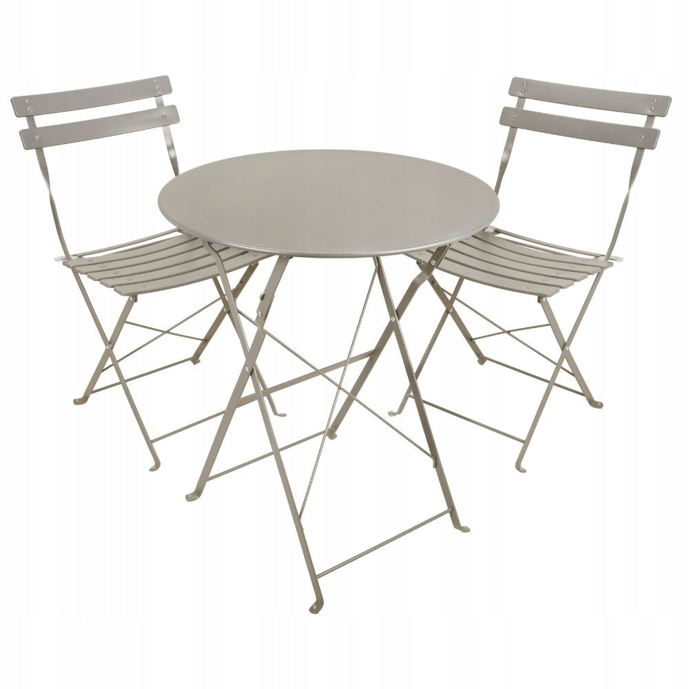 BISTRO furniture set beige table and chairs