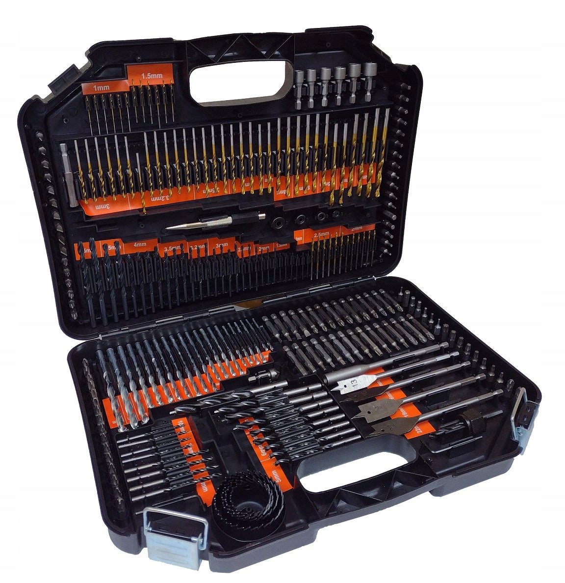 BIT DRILL BIT SET 240EL FOR DRILL METAL WOOD CONCRETE FORAMINIFERA COBALT Brand Silver