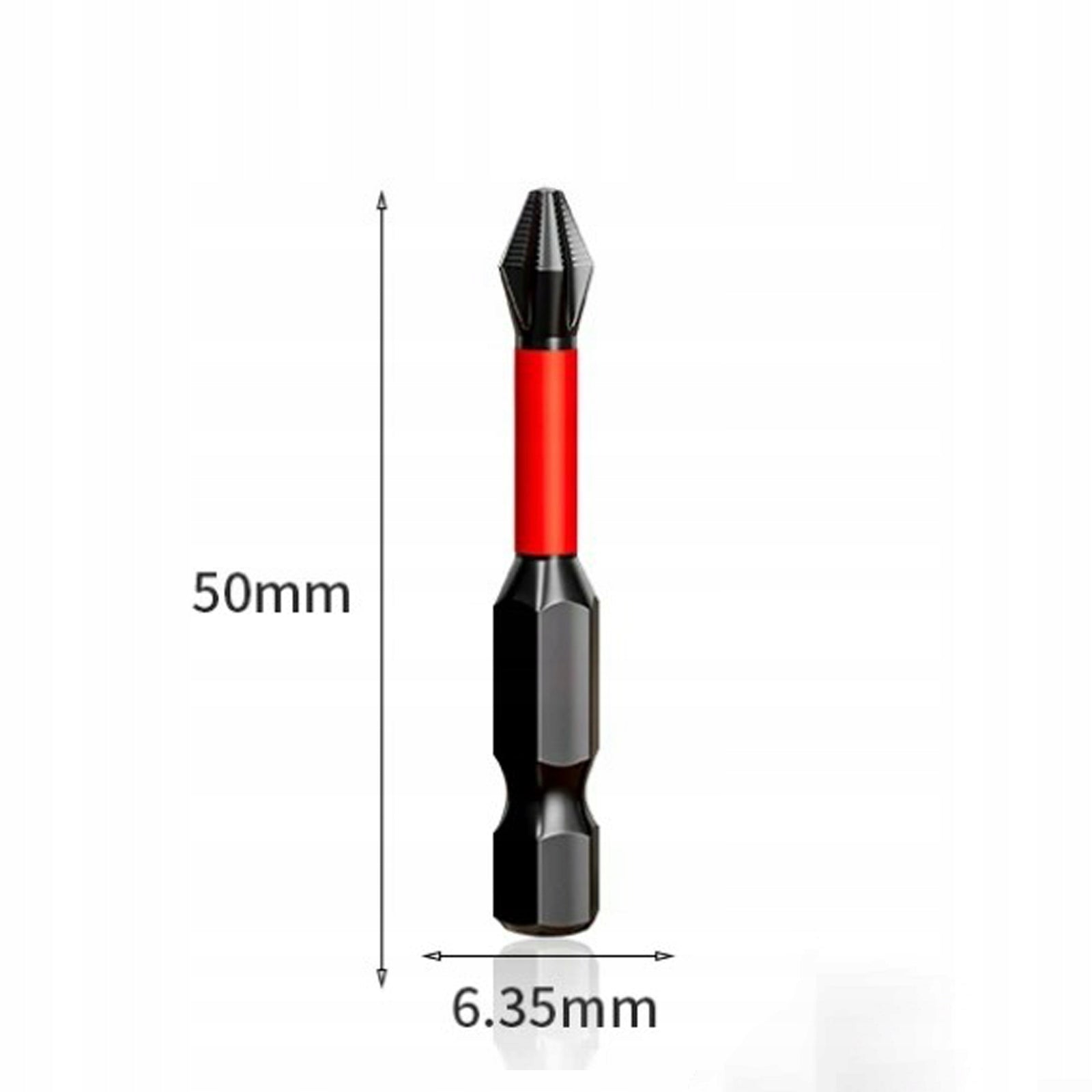 BIT SET BITS LONG MAGNETIC IMPACT SCREWDRIVER SET PH 10sz Manufacturer code ZESTAW BITÓW 50mm 10szt.