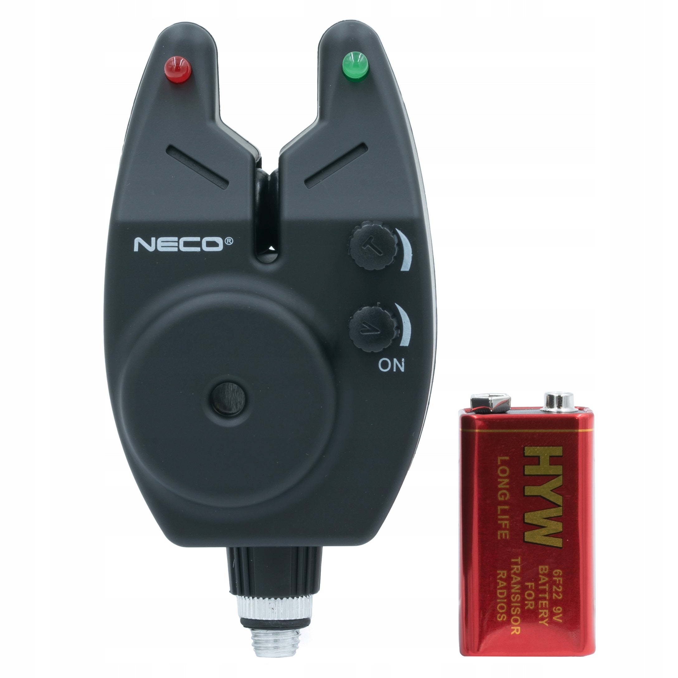 BITE ALARM NECO BASE CX1 RUBBERIZED + BATTERY 9V CARP GROUND Manufacturer code 92000