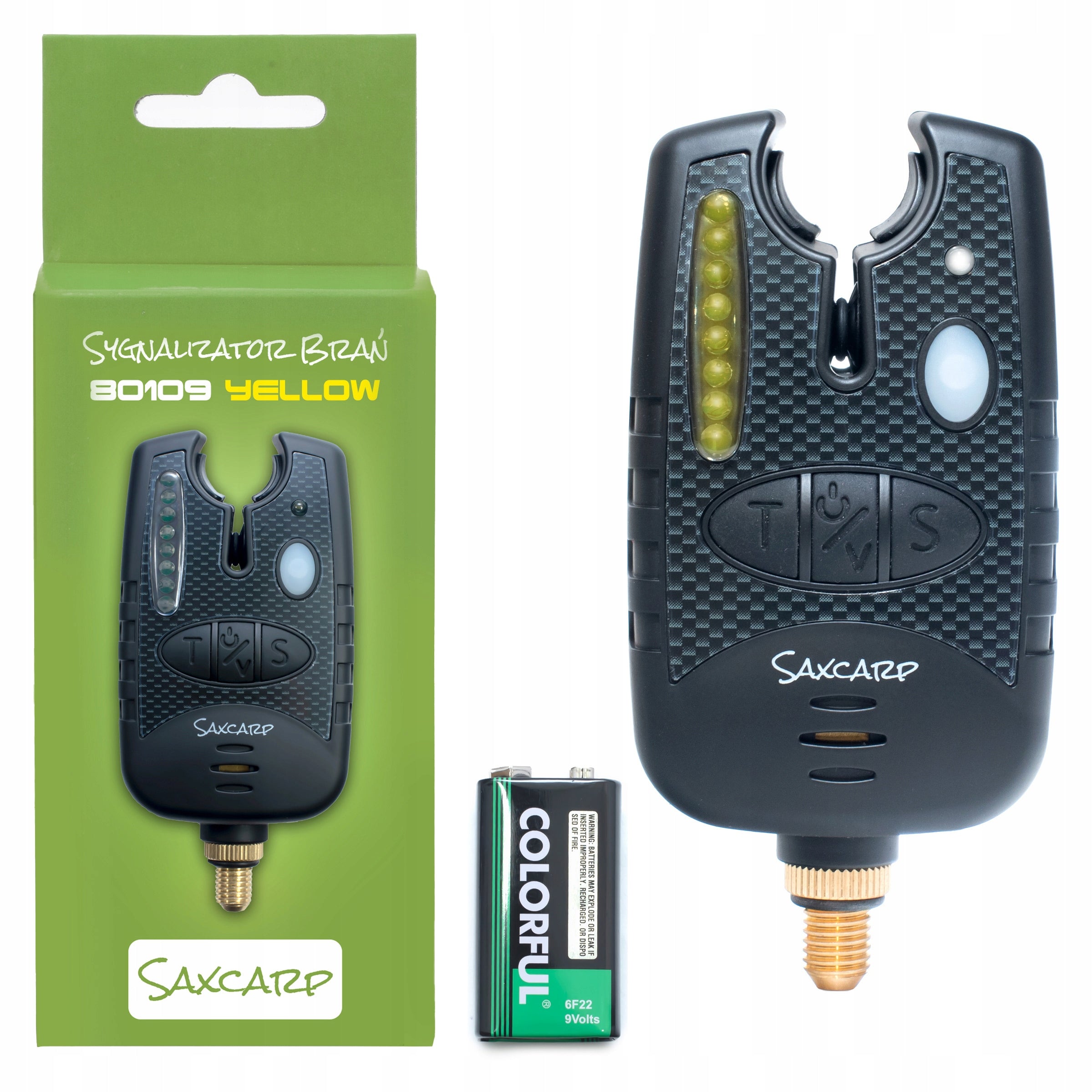BITE ALARM SAXCARP LED LINE YELLOW EAN (GTIN) 5904484938499