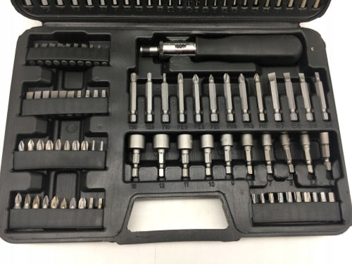 BITS DRILL BITS WOOD METAL CAPS DRILL BIT SET FOR SCREWDRIVER SUITCASE 109el Brand Falon-Tech