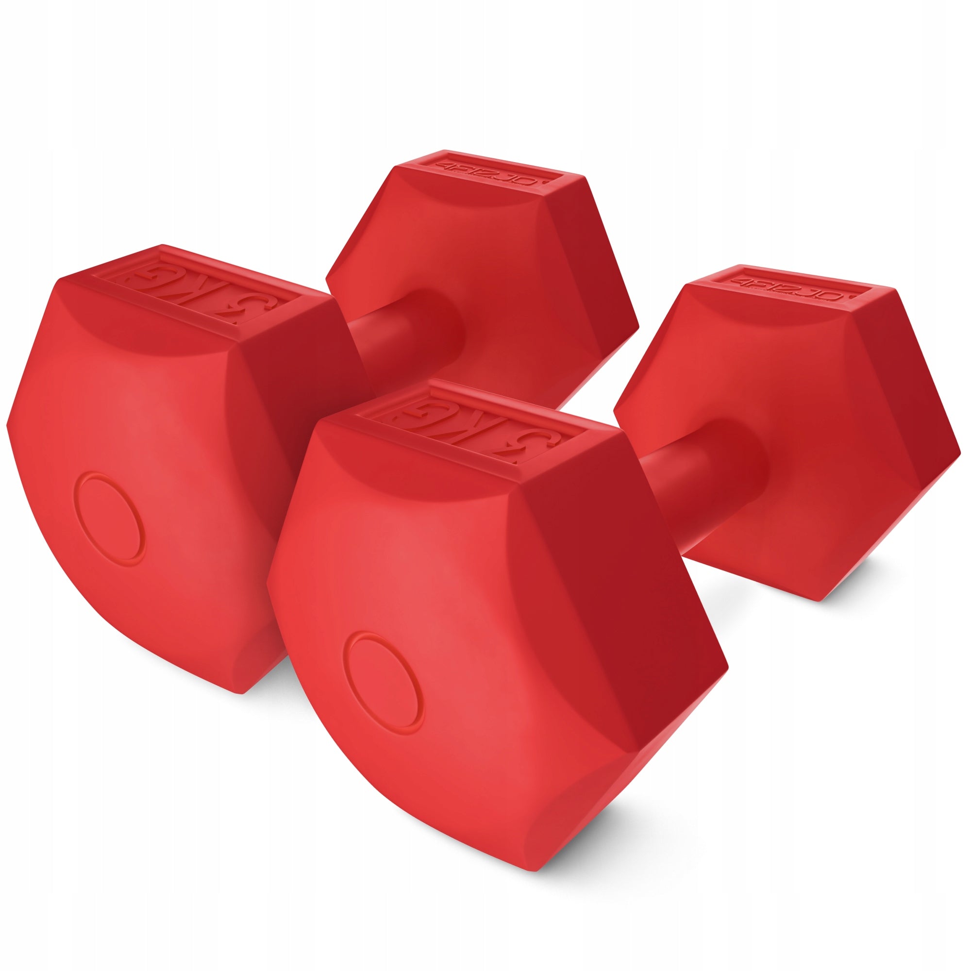 BITUMEN DUMBBELLS FITNESS EXERCISE SET GYM TRAINING 2x3kg