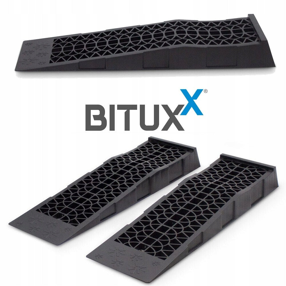 BITUXX HDPE ramps set 2pcs lifting capacity 5000kg car driveway