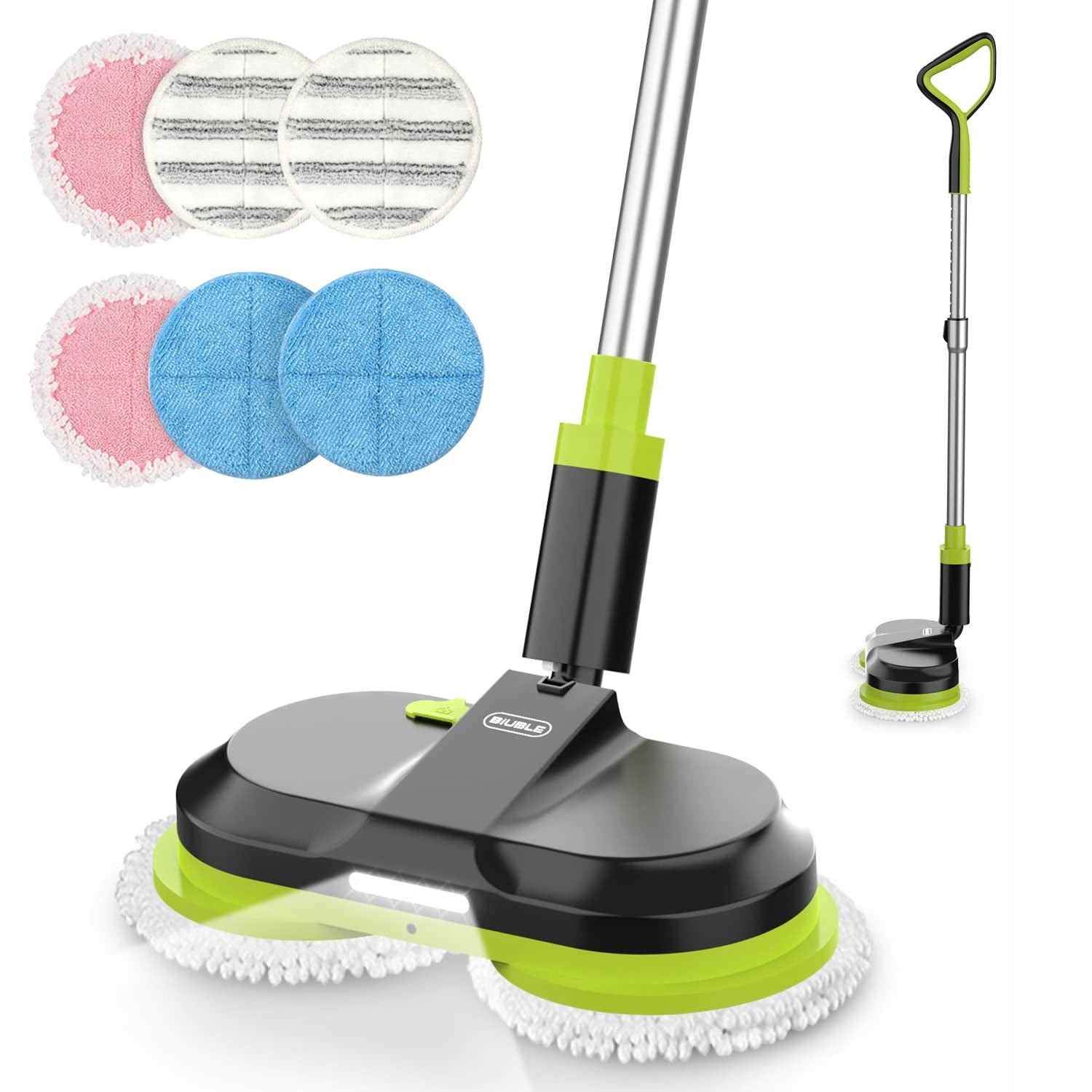BIUBLE Electric Wireless Mop with Spray Function 300ML 3200mAh