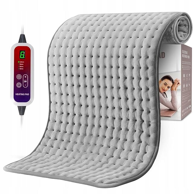 BJ577 ELECTRIC HEATING PAD 100X50CM 6 TEMPERATURE AND 4 TIMERS