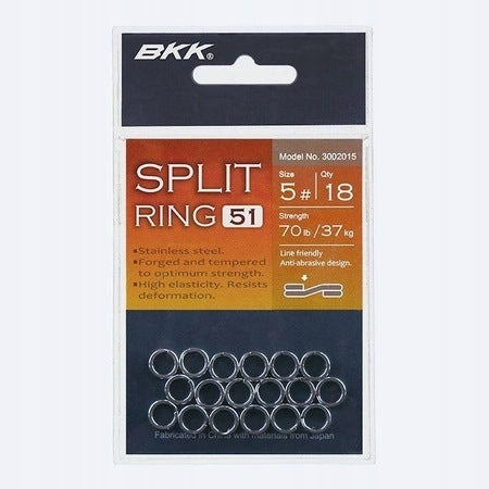 BKK Split Ring-51 #3 23kg op.18pcs