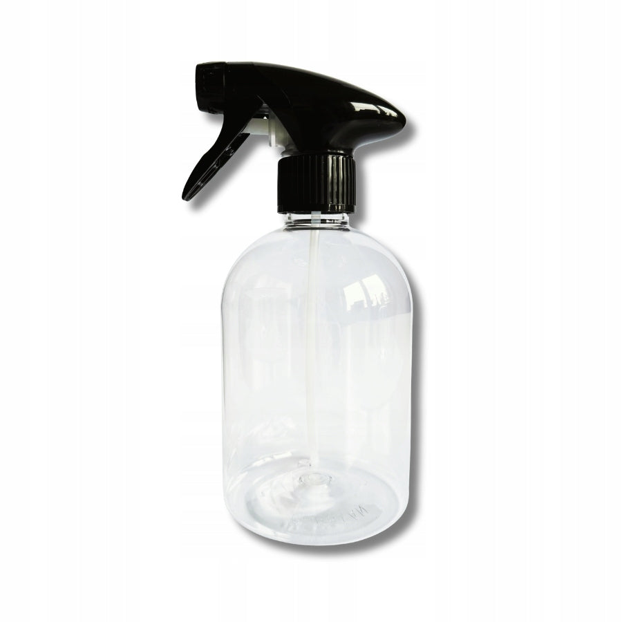 BLACK ATOMIZER BOTTLE Spray 500 ml PET for cleaning chemicals