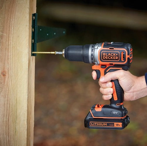 BLACK+DECKER Aku bezuhlíkový vrtací šroubovák 18V, bez aku BL186N Brand Black+Decker