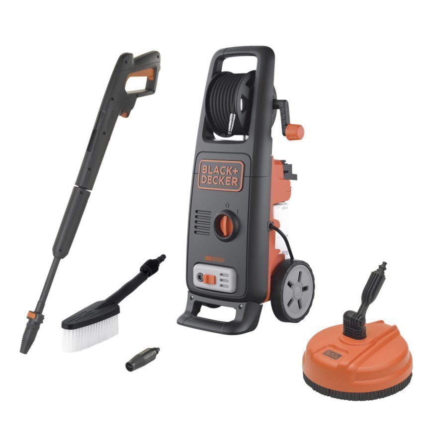 BLACK+DECKER PRESSURE WASHER 1700W 130BAR Brand Black+Decker
