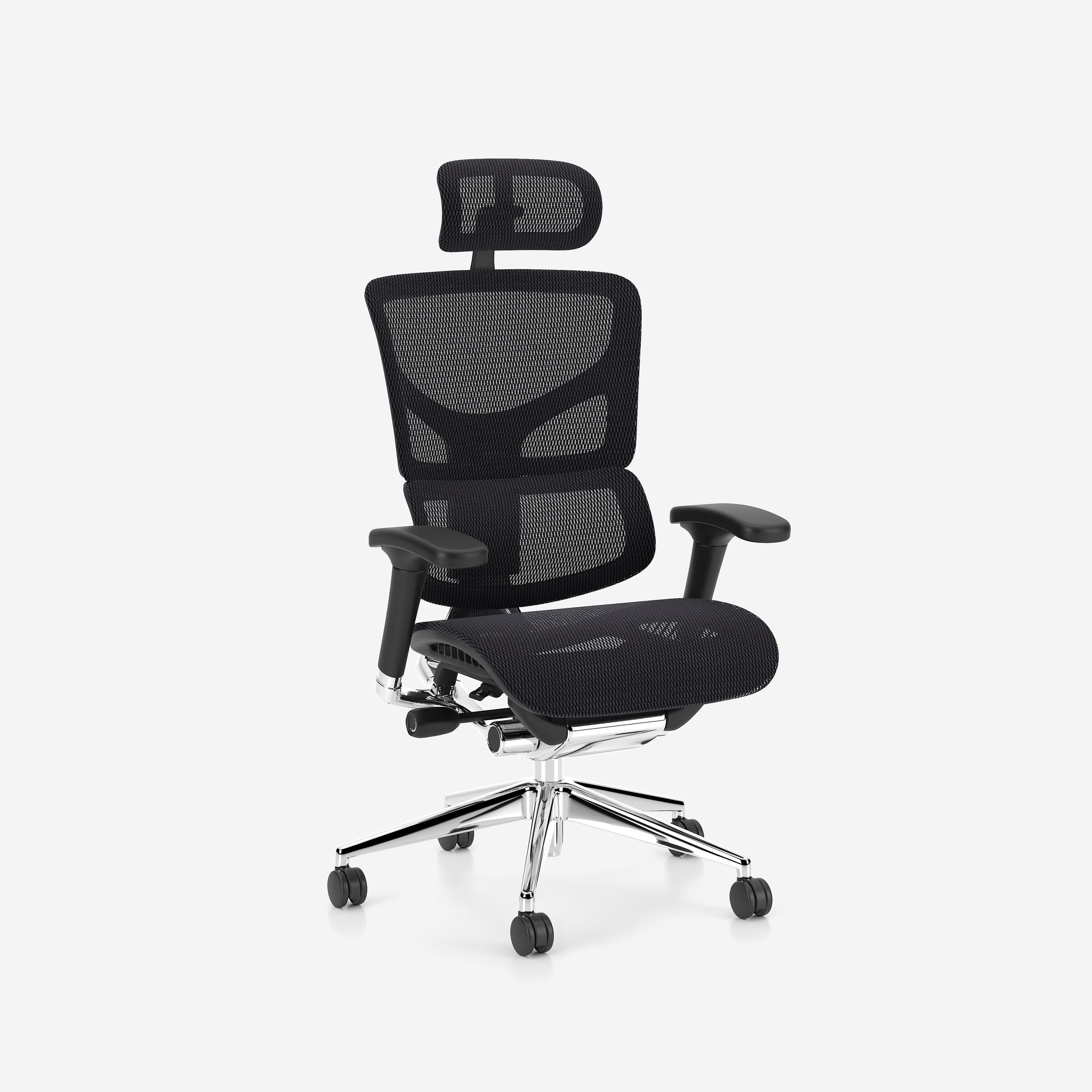 BLACK ERGONOMIC Office Chair Swivel Chair ERGO1 MESH HRT Nowy Styl Brand Nowy Styl