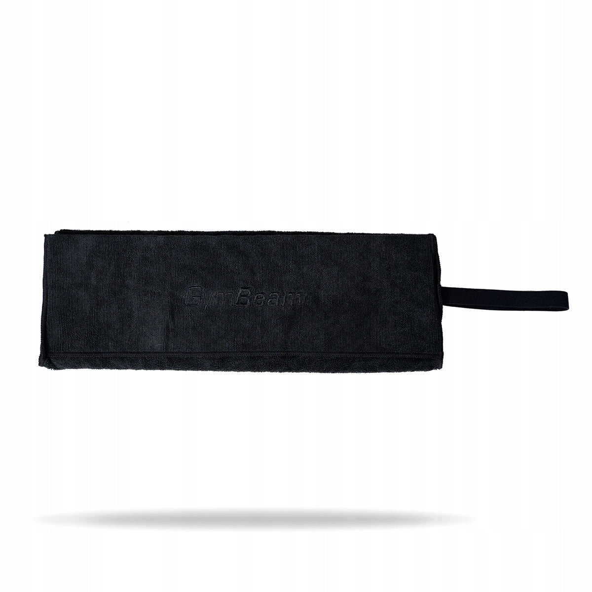 BLACK MICROFIBER SPORTS TOWEL FOR THE GYM TRAINING Gymbeam size M Color black