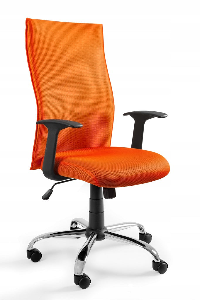 BLACK ON BLACK Orange Swivel Armchair - Style and Comfort in 130k Fabric
