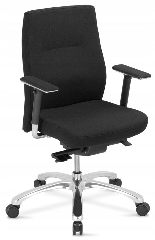 BLACK Office chair ORLANDO Nowy Styl up to 150 kg