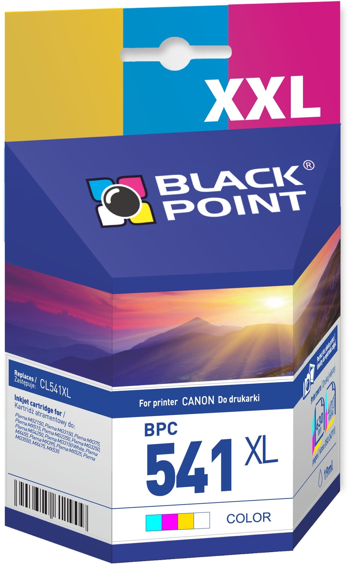 Schwarzpunkt Canon BPC 541XL 