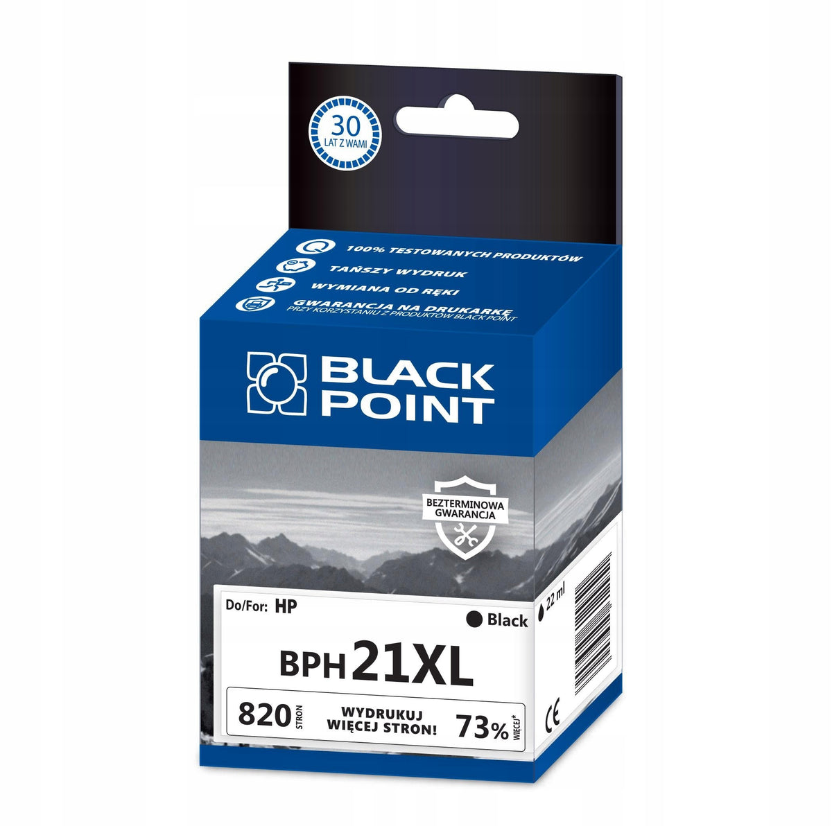 BLACK POINT BPH21XL replacement C9351CE (black)