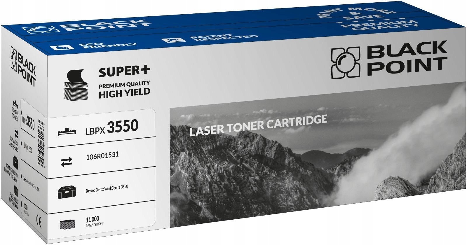 Toner Black Point LBPX3550 | schwarz | 11000 Seiten | Xerox | 106R01531 