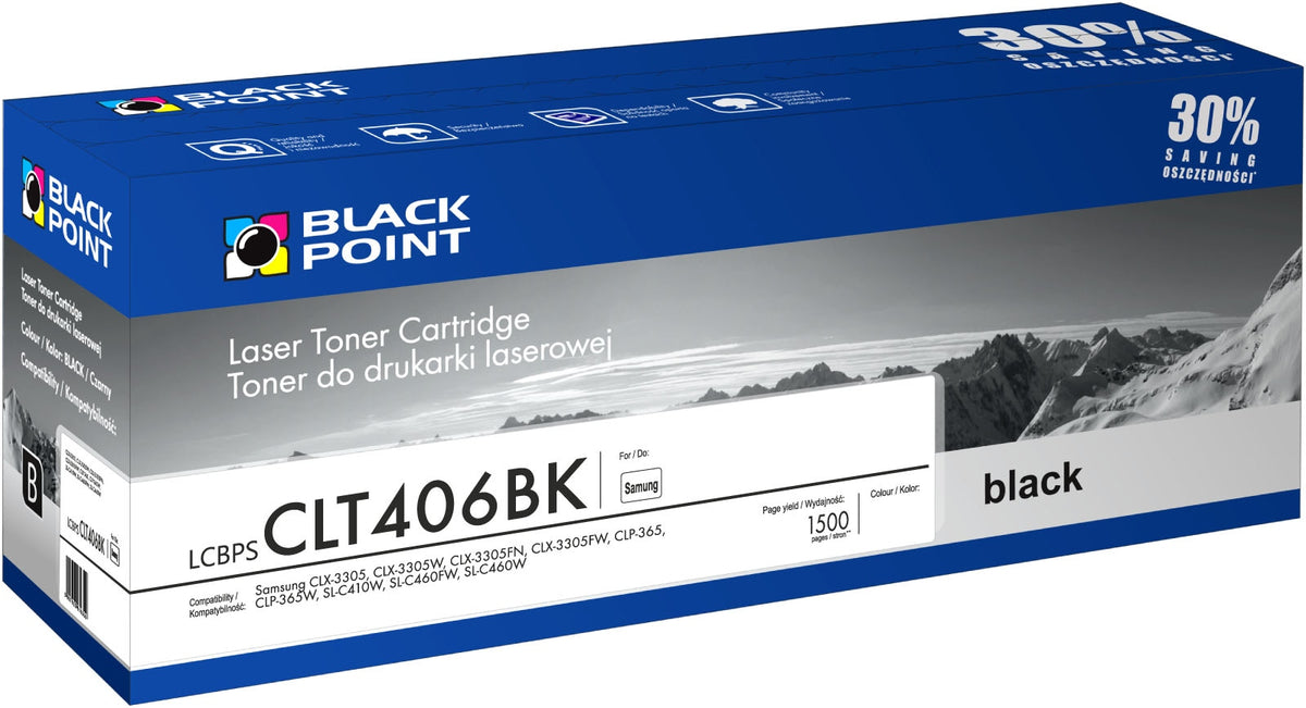 BLACK POINT LCBPSCLT406BK replacement CLT-K406S (black)