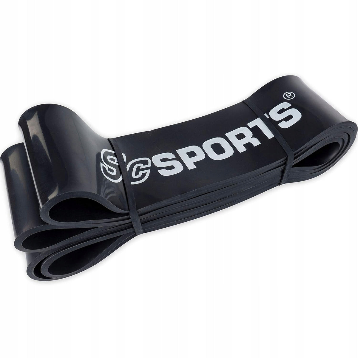 BLACK RUBBER TRAINING RESISTANCE FITNESS TAPE Resistance approx. 29 kg - 78,75 kg