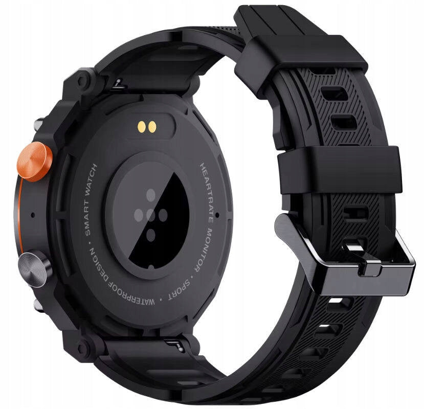 BLACK SMARTWATCH RUBICON RBN RNCF25 TALK PULSE HEART RATE CALL SLEEP MONITOR Brand Rubicon