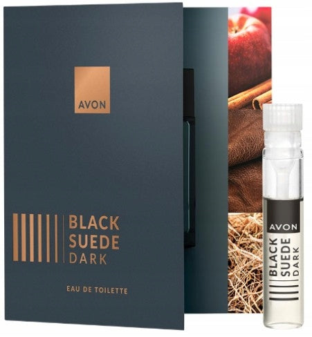 BLACK SUEDE DARK Avon eau de toilette male sample