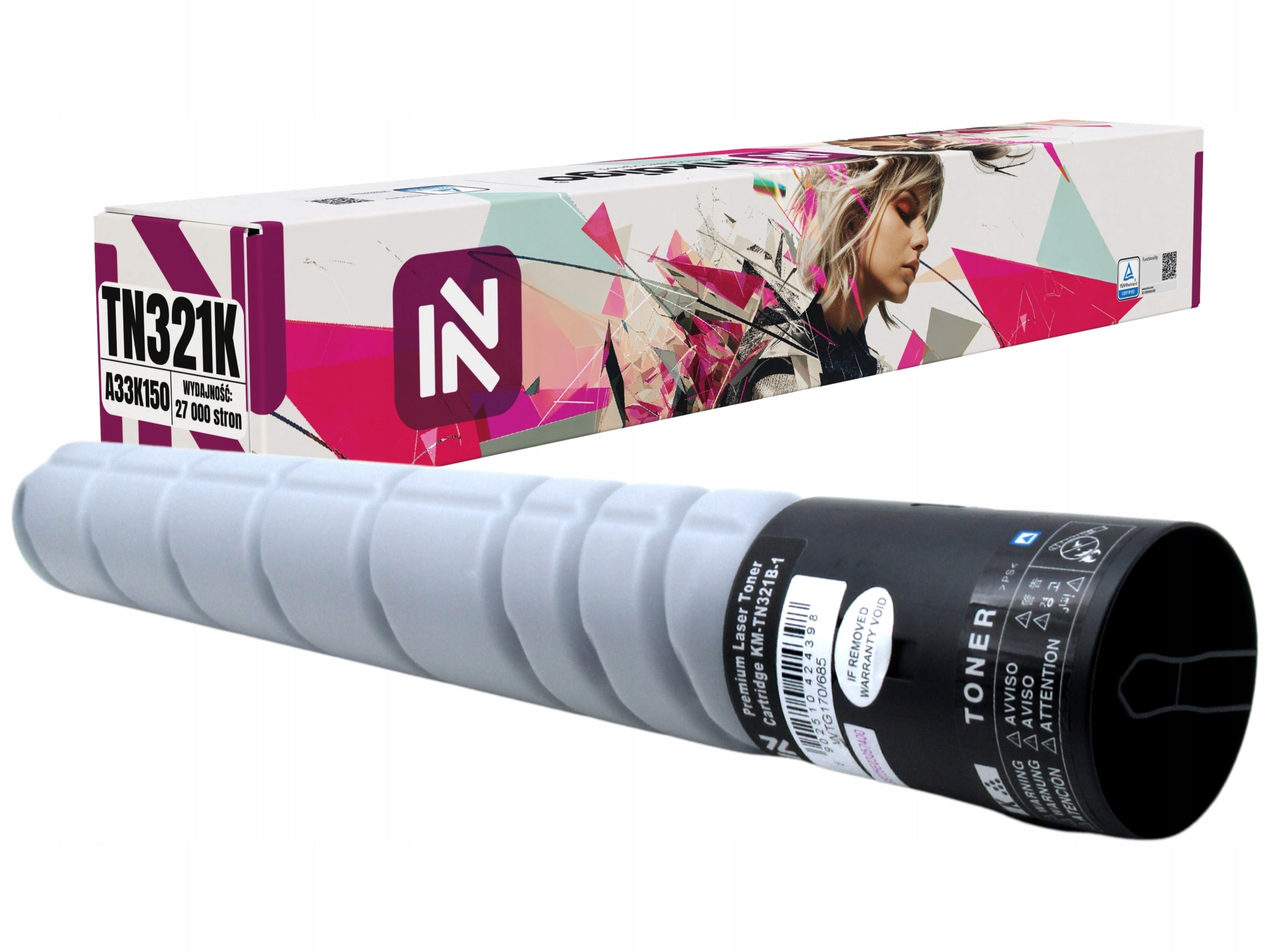 BLACK TONER CARTRIDGE for Konica Minolta C284 / TN321 BIZHUB c224e TONER PRINTER