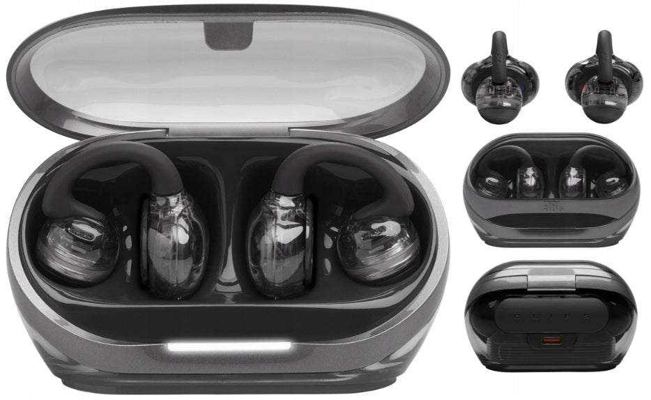 BLACK Wireless Headphones JBL Soundgear Clips Air Conduction