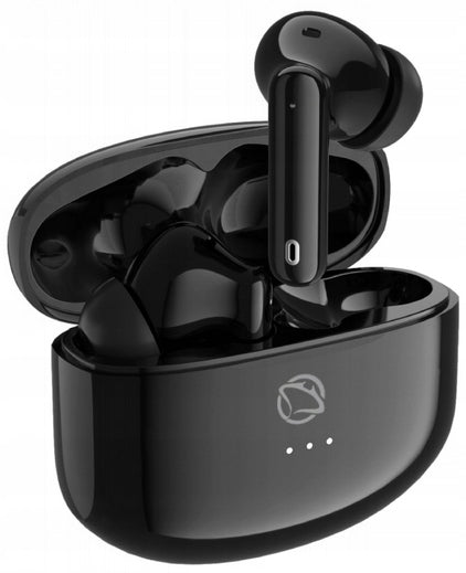 BLACK Wireless In-Ear Headphones Manta RYTMO Bluetooth Microphone Packaging status original