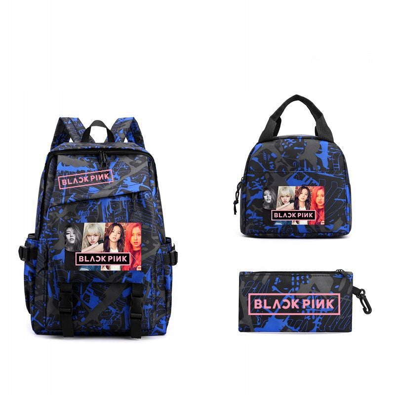 BLACKPINK SCHOOL SET BACKPACK BAG PENCIL CASE high quality Brand no brand