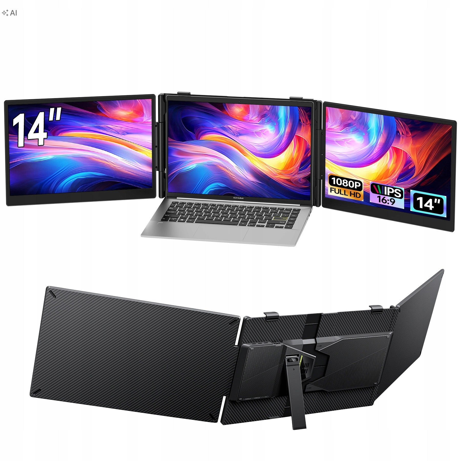 BLACKVIEW DCM5 Monitor,14" 1920x1080px IPS,Przenośny Wyświetlacz LCD Manufacturer code BLACKVIEW-DCM5