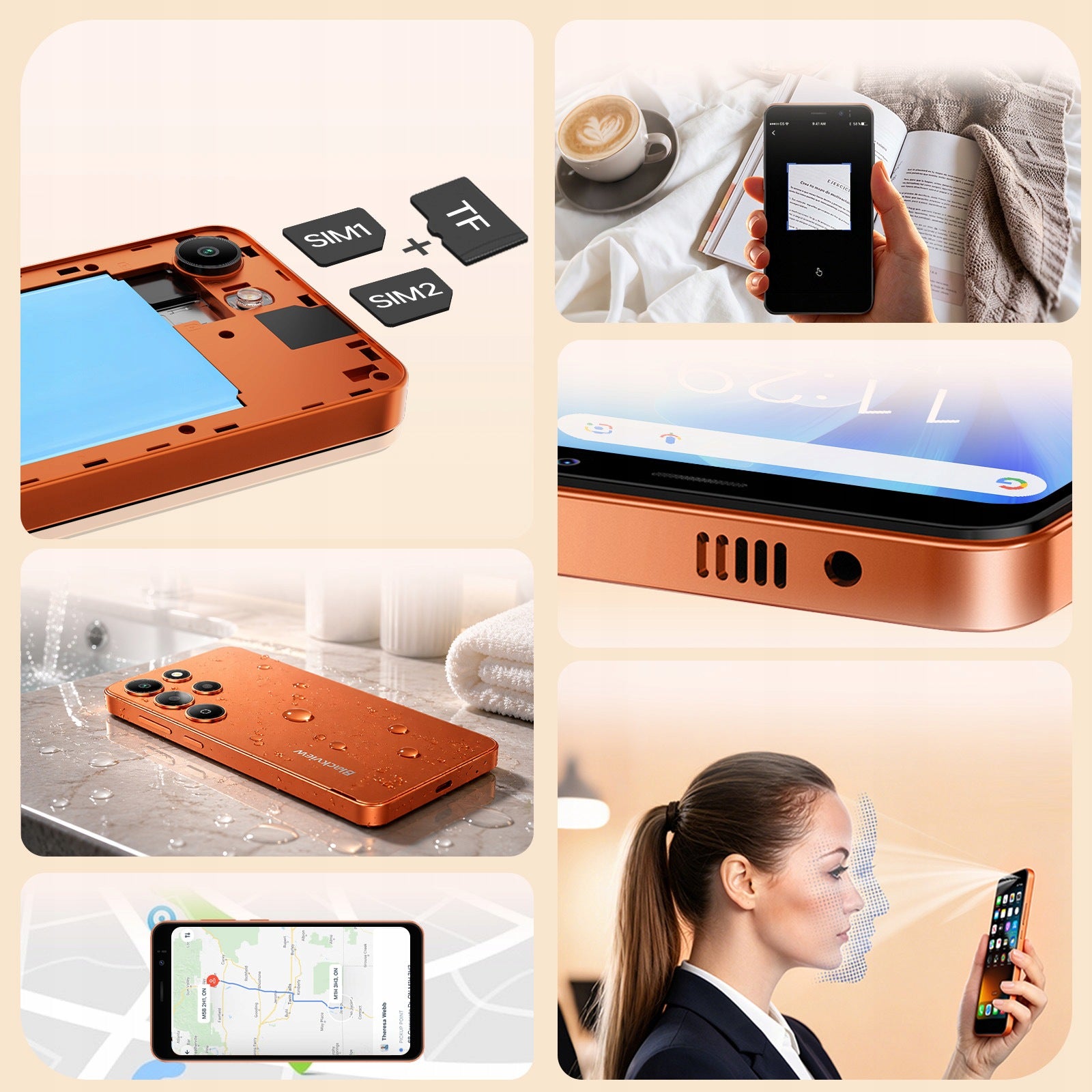 BLACKVIEW WAVE 2C Android 16 Smartphone,3000mAh Battery,5" HD+,GPS Manufacturer code BLACKVIEW